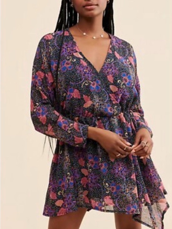 Free People Dresses & Skirts - Free People Teegan Lined Dress Floral Boho Bohemian Country Fall Autumn S